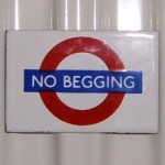 no begging